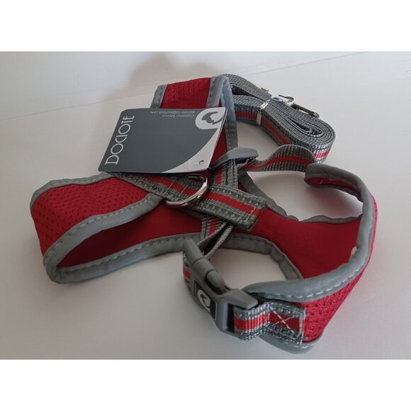 Dociote Dog Harness  SMALL Mesh Reflective Adjustable Lightweight , RED - Picture 11 of 13